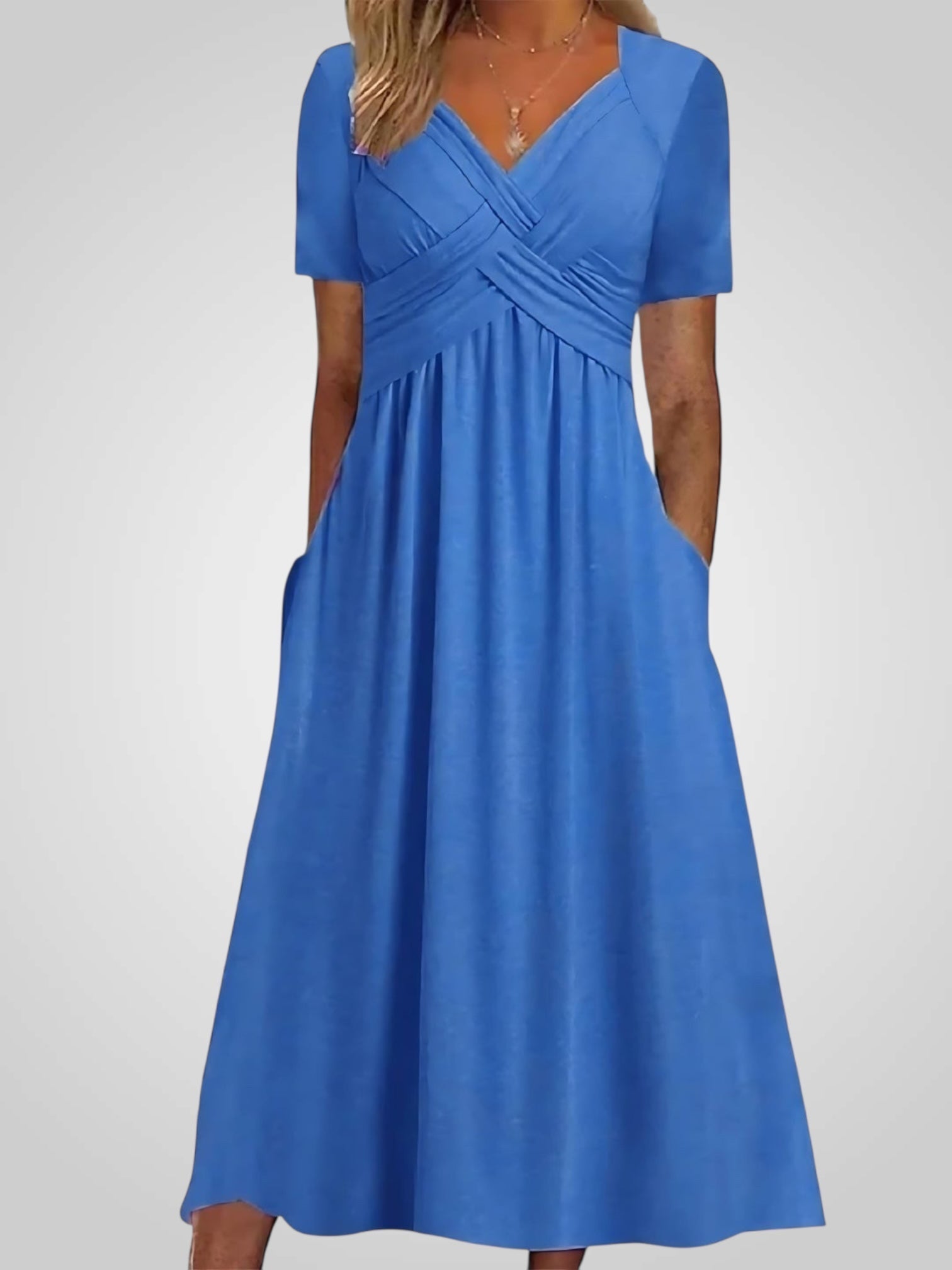 Carmen | Midi Dress with Belly Cover