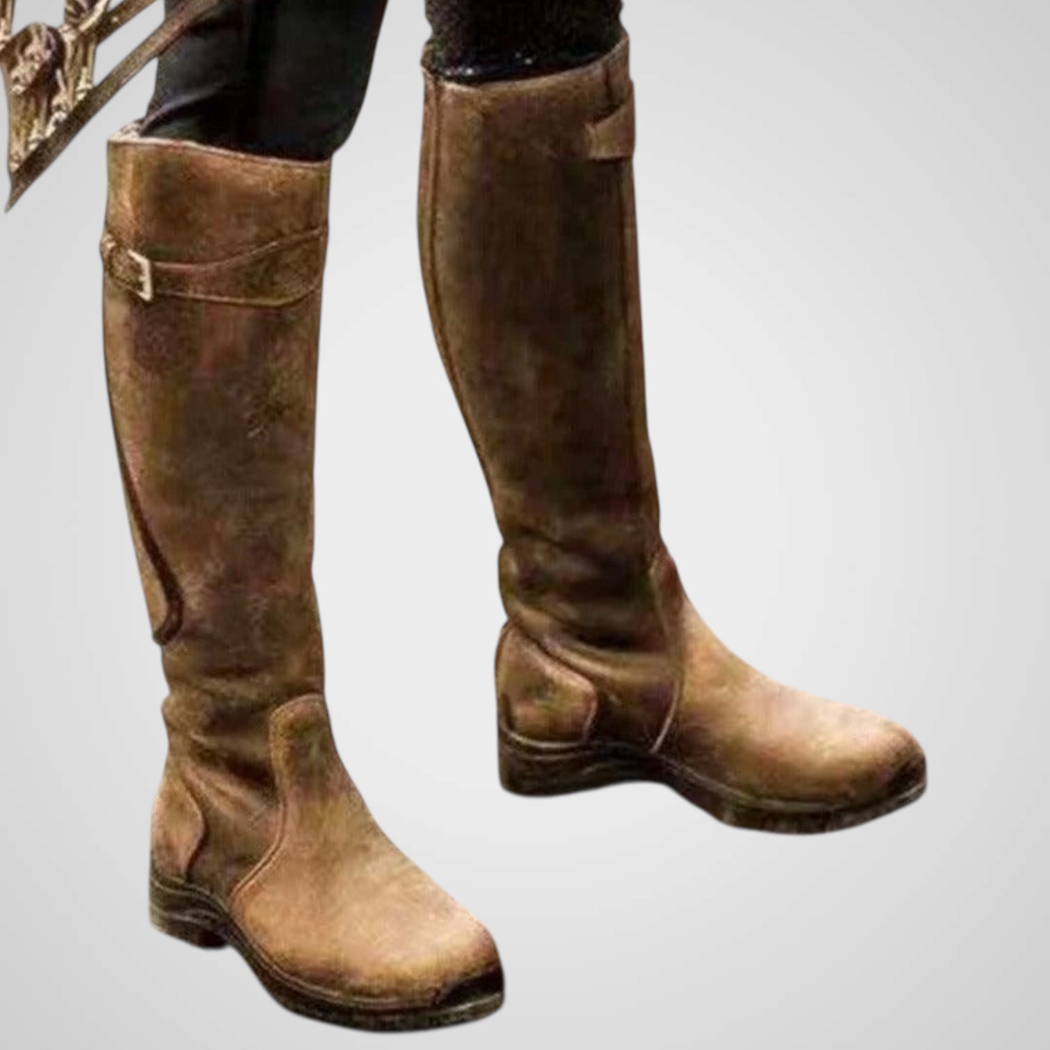 Patris | Nepromokavé kožené zimní jezdecké boty pro ženy