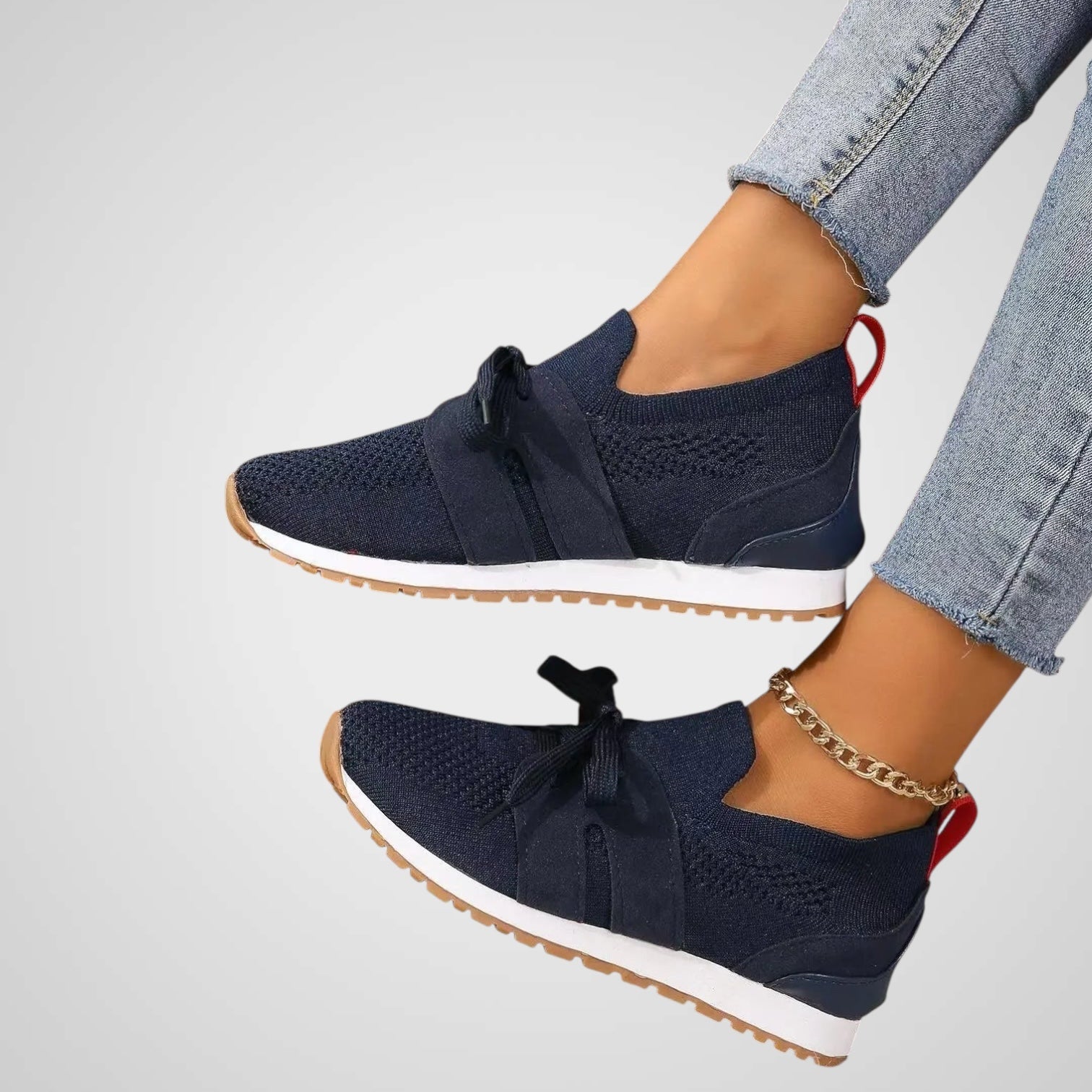 Gemma | Dámské síťované šněrovací boty pro ortopedické účely