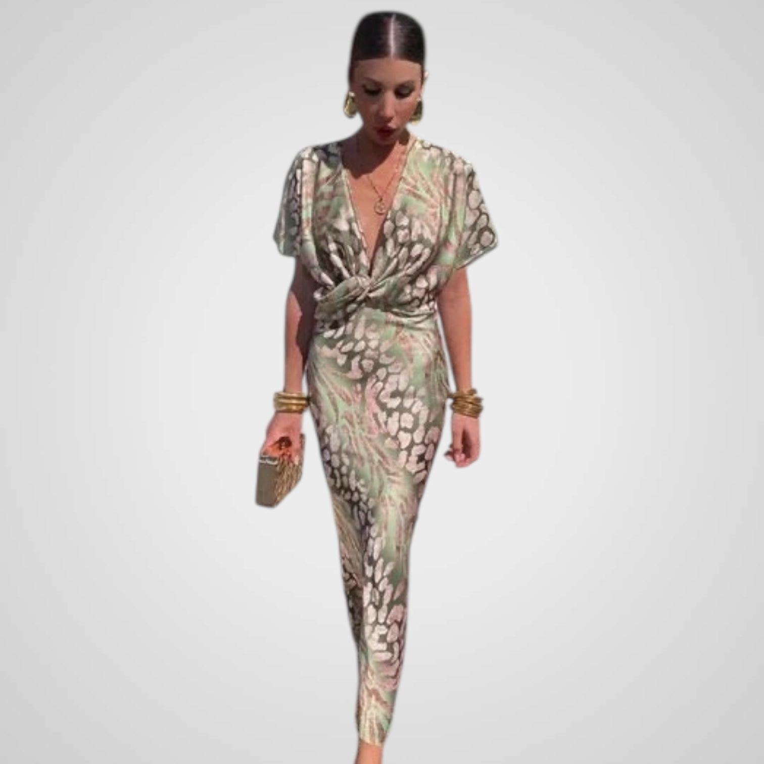 Verity | Elegantní zavinovací šaty