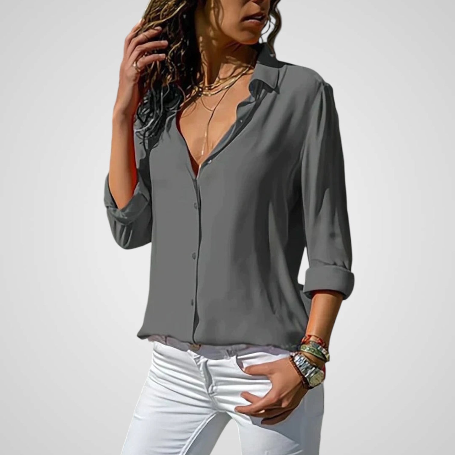 Fenna | Elegant Chiffon Blouse