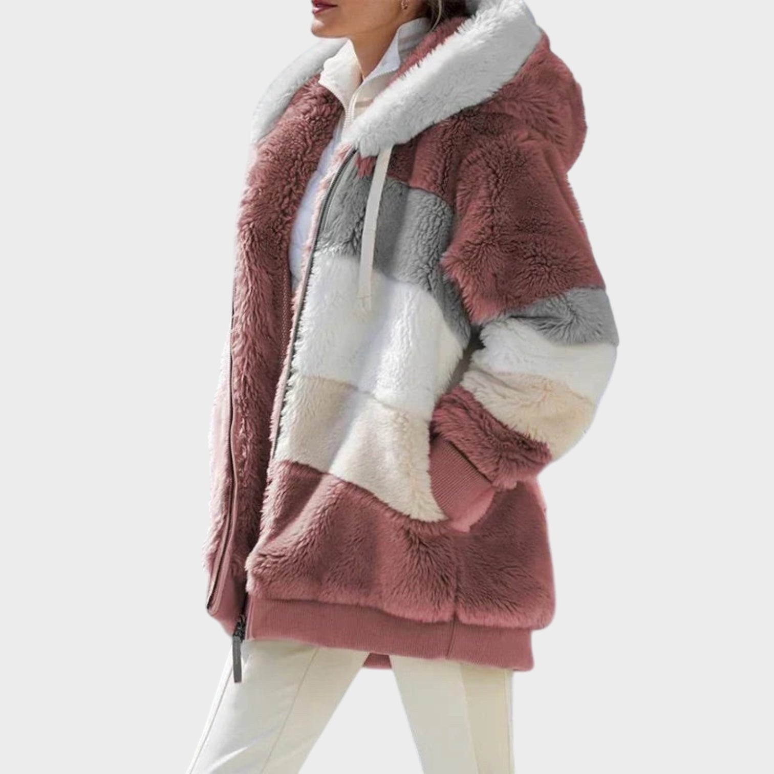 Andrea | Winter jacket with hood and zipper