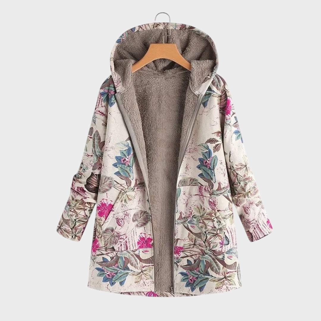 Camellia | Warm coat with fleece lining