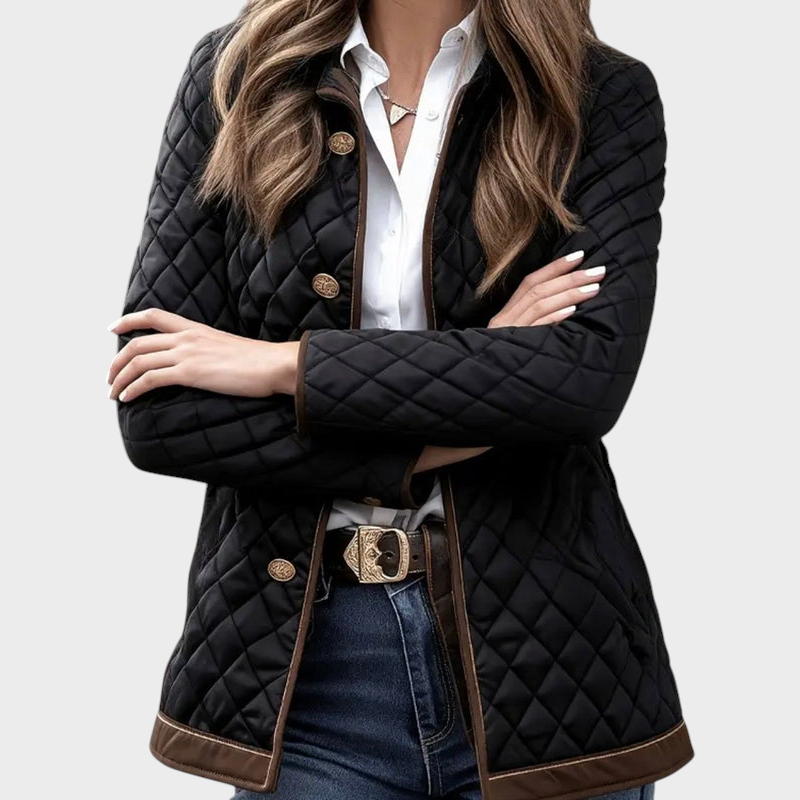 Sissi | Black Quilted Jacket