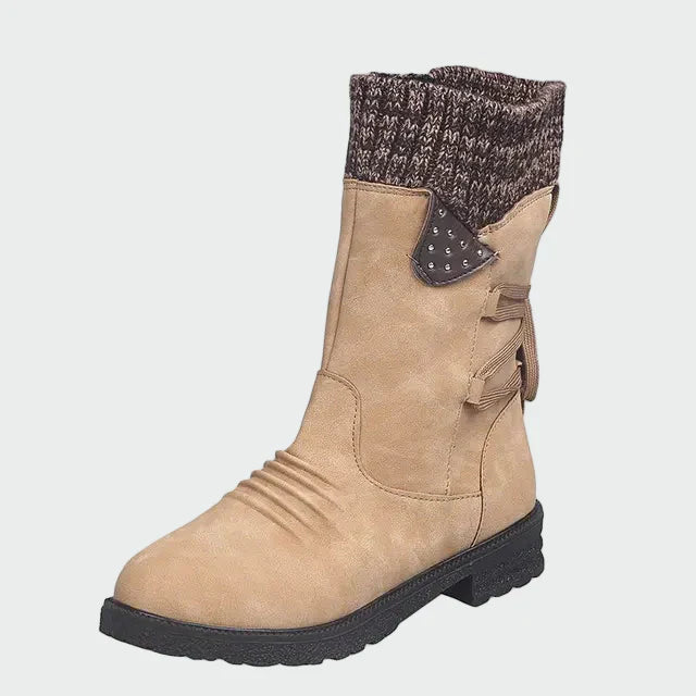 Stylish suede ankle boots