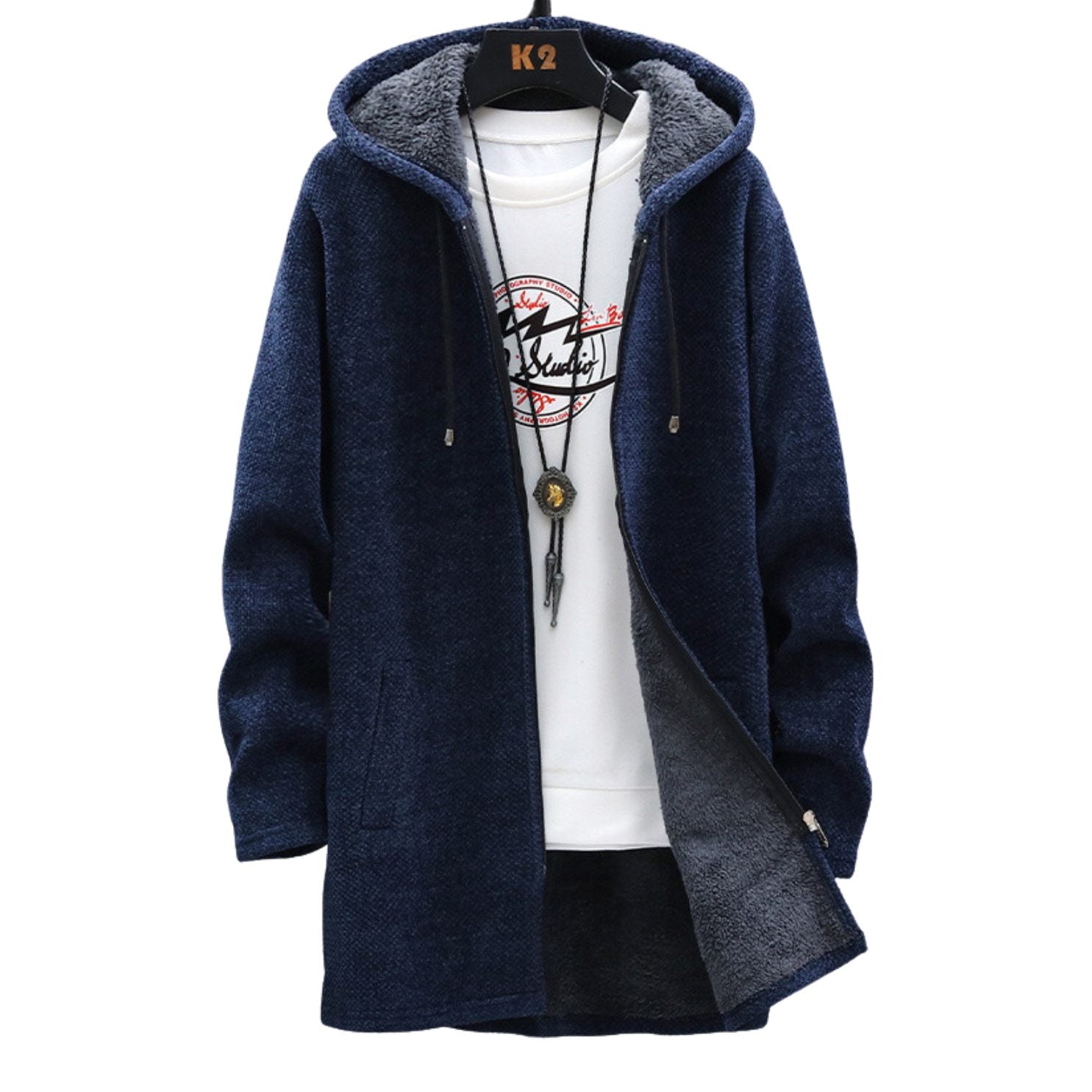Laura | Stylish Zippered Cardigan