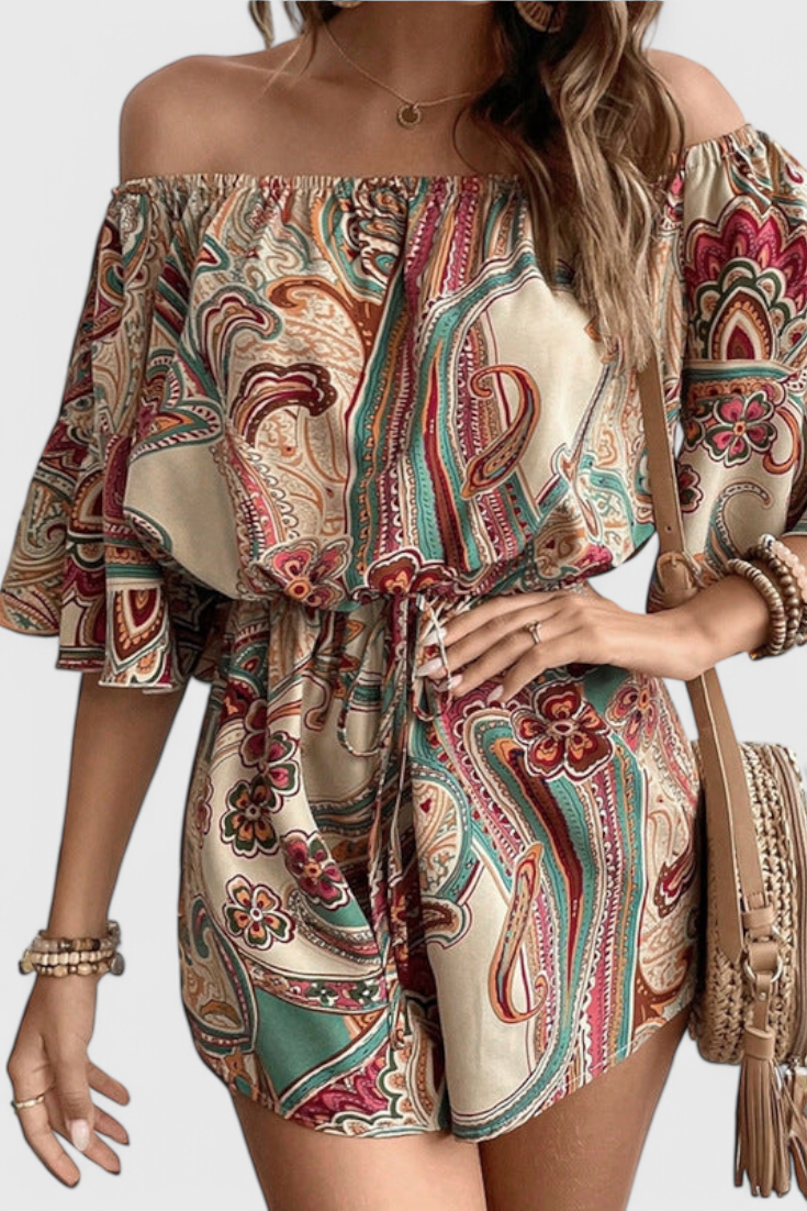 Paloma Bohemian Off-the-Shoulder Jumpsuit