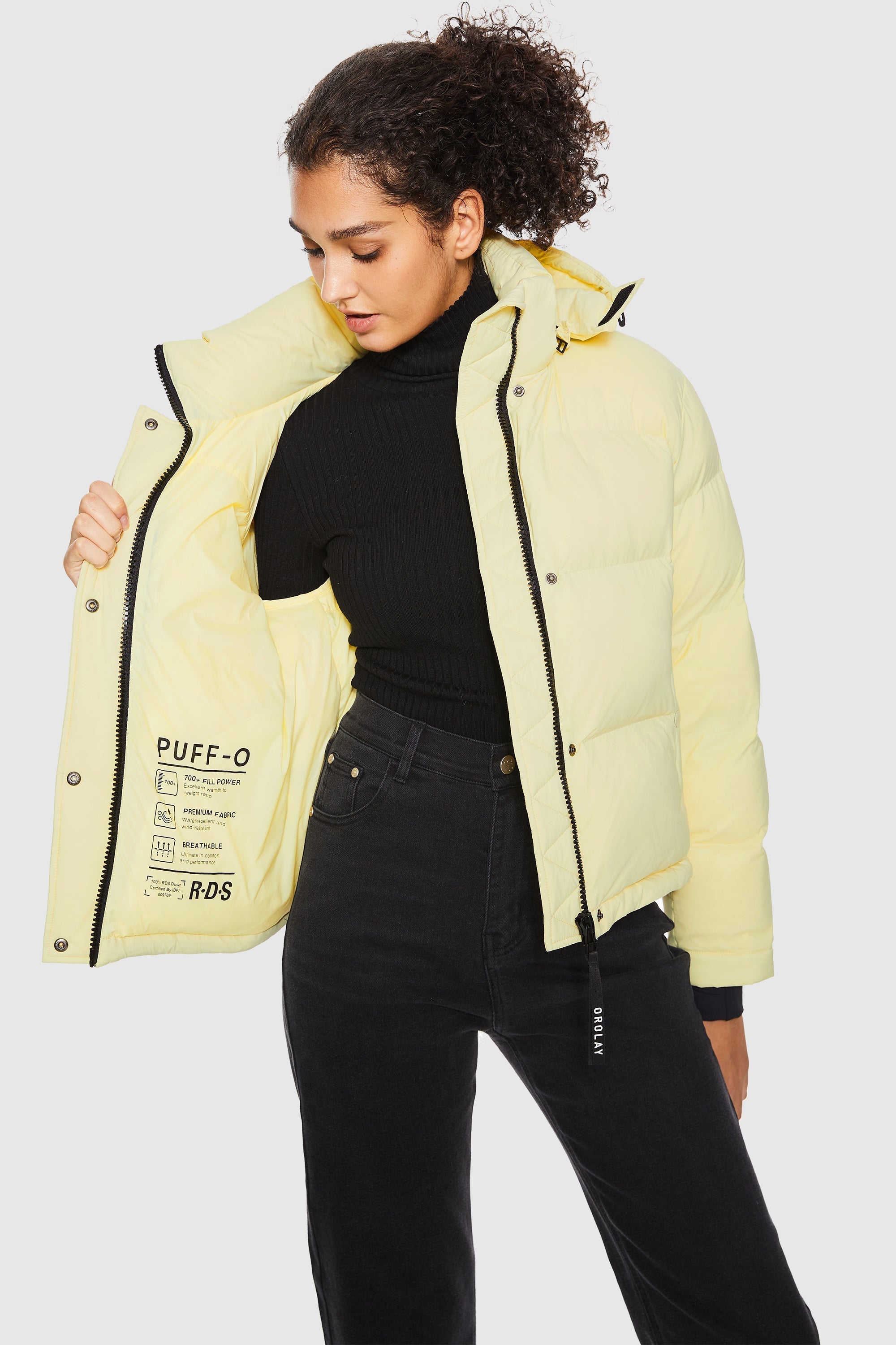 Beth - Aurora Cropped Thermal Down Puffer Jacket