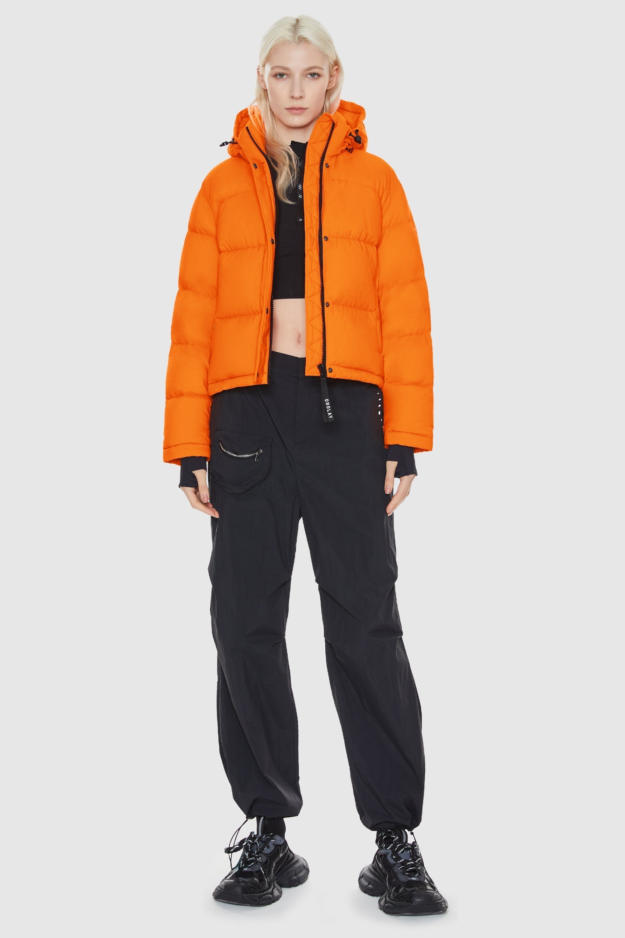 Beth - Aurora Cropped Thermal Down Puffer Jacket