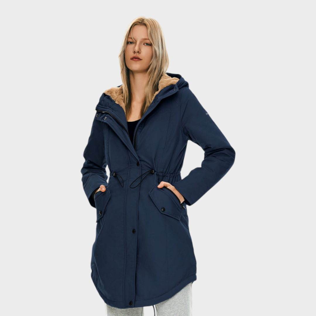 Eilish | Fleece Hooded Parka Jacket with Pockets