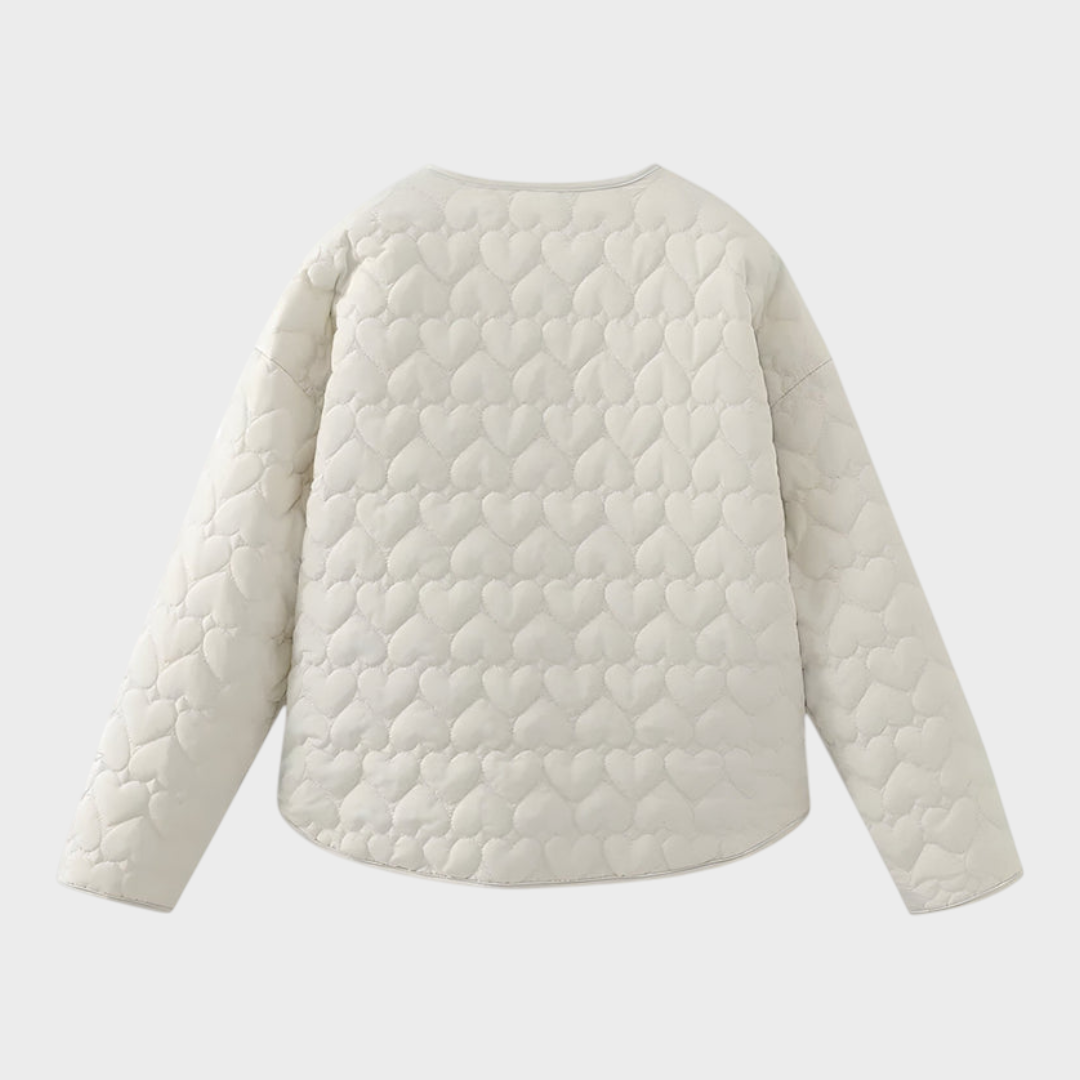 Paige | Heart Jacket with Blanket