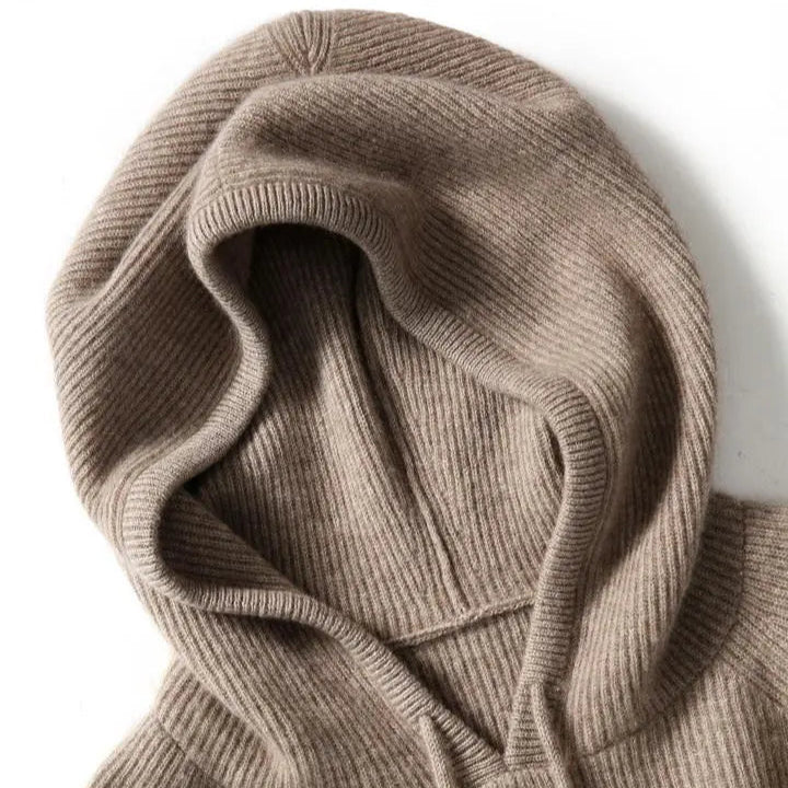Penny - Cashmere Hooded Knit Sweater Calderon (Calderon Cashmere Hood Knit)