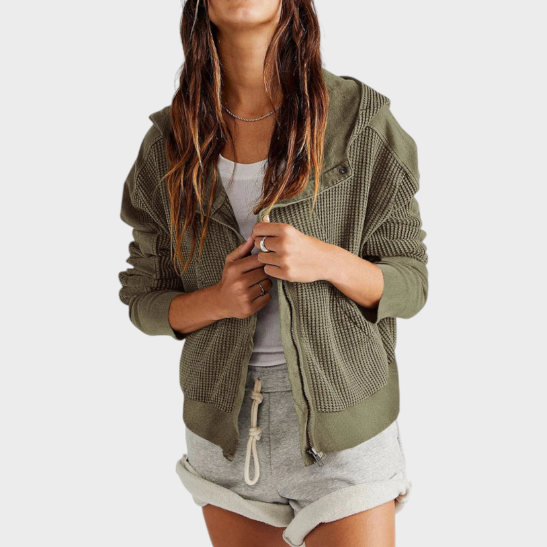 Alyssa | Valona Waffle Sweatshirt