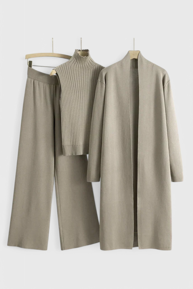 Mahalia Knitted Three-Piece Set