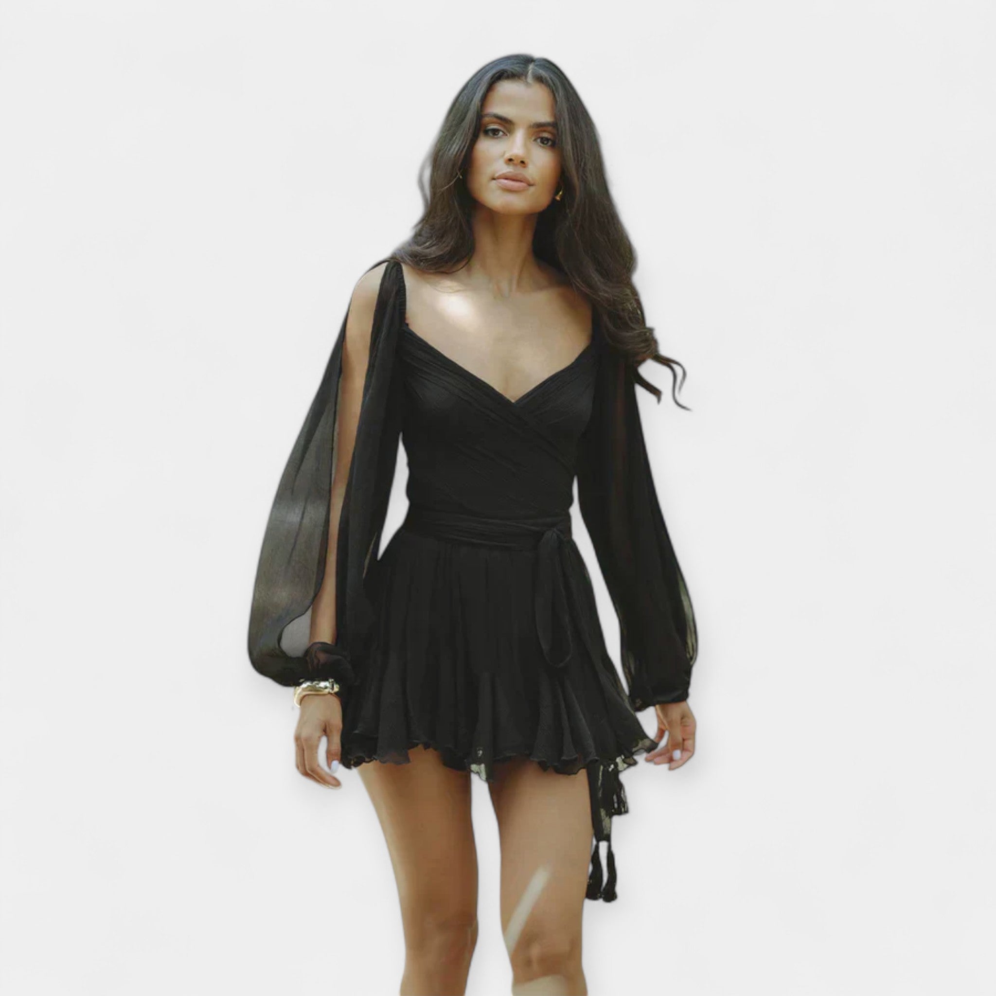 Romantic Short Sleeve Dress