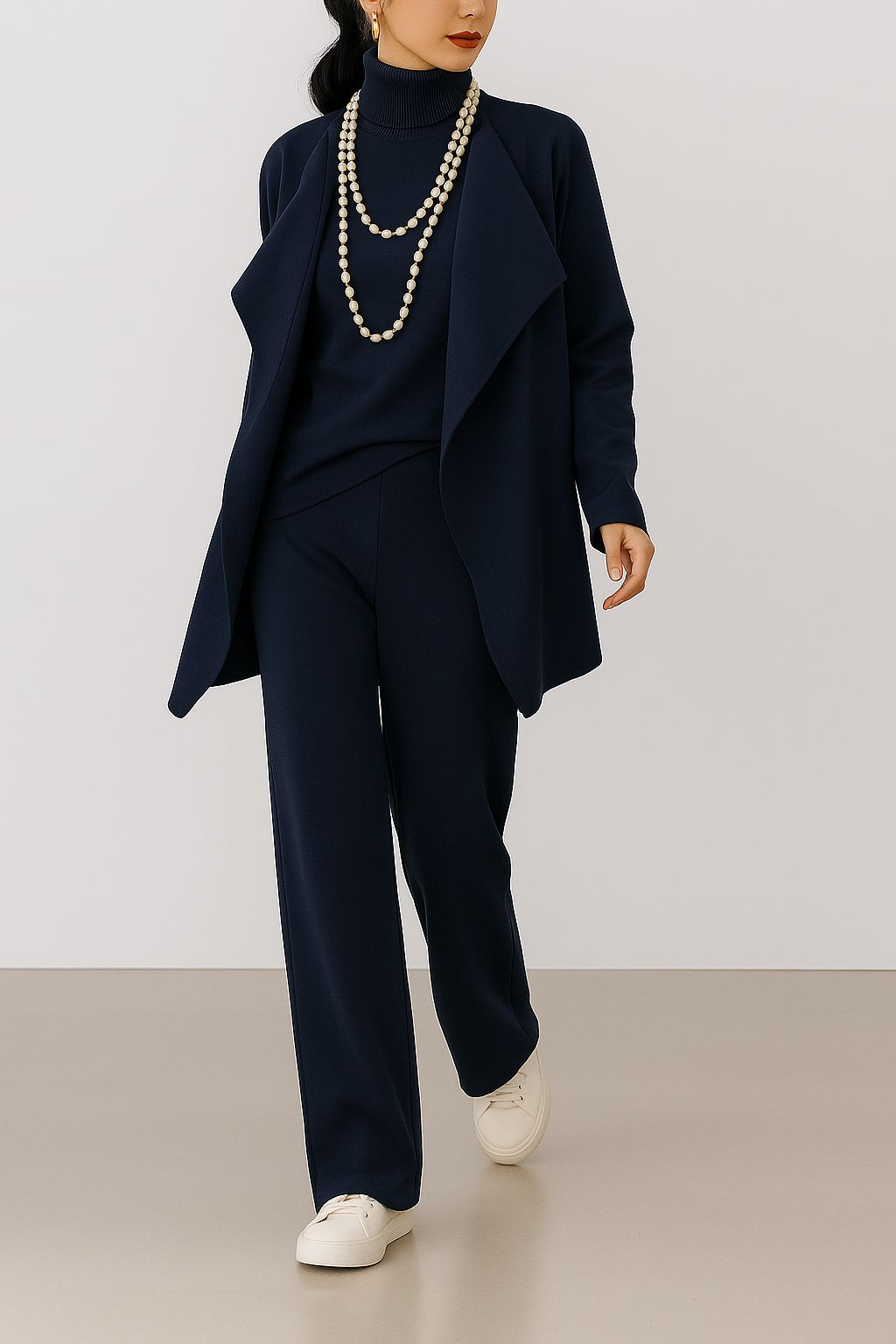 Melina | Cardigan, Knitwear & Pants Set "PARIS"