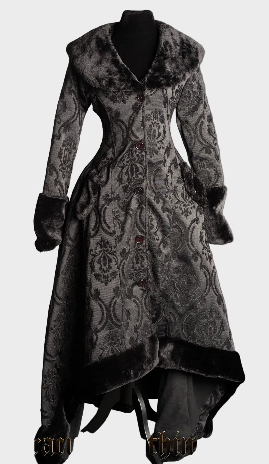 Sora | Black Pocket Winter Coat