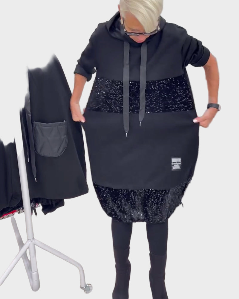 Marieta | Modern Dress with Hood and Flare