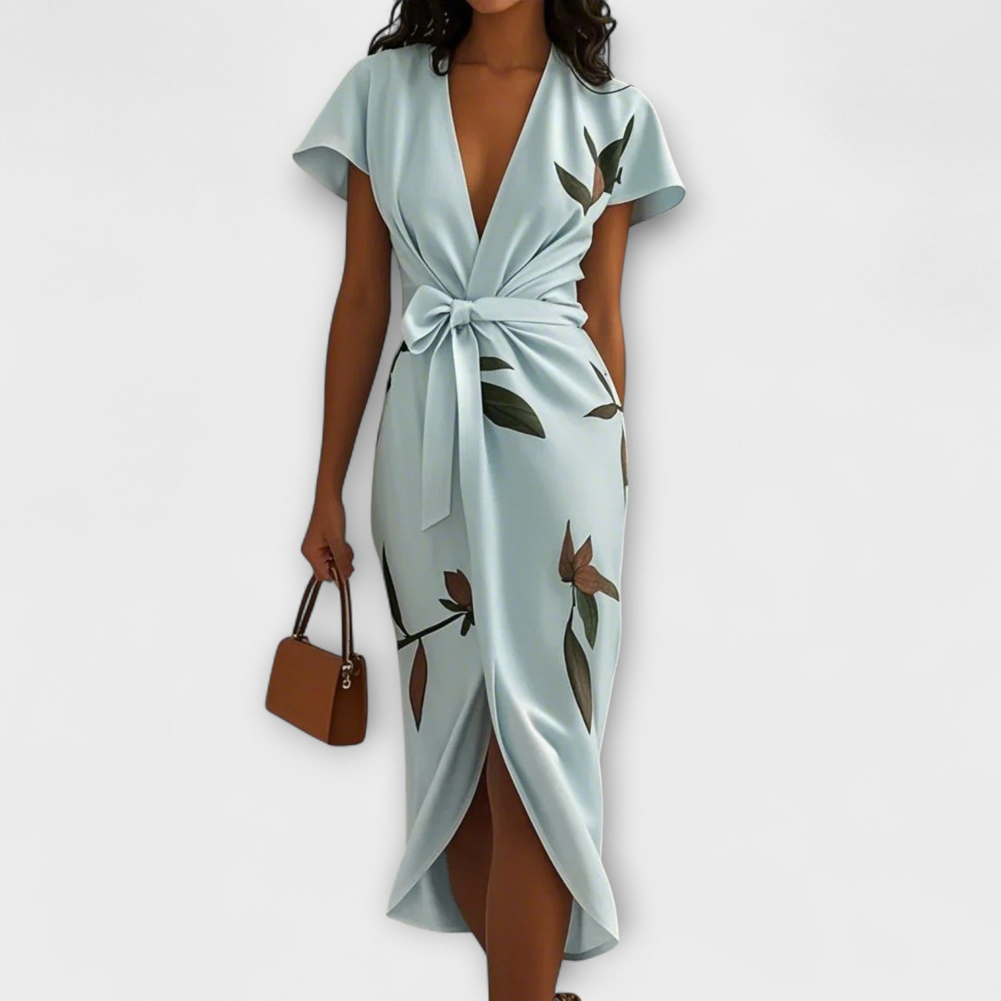 Satin A-Line Dress
