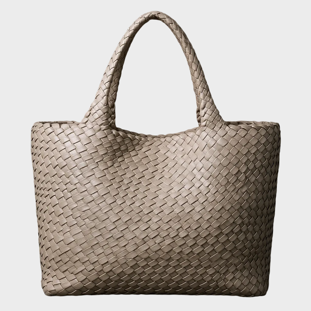 Lana Handwoven Leather Tote