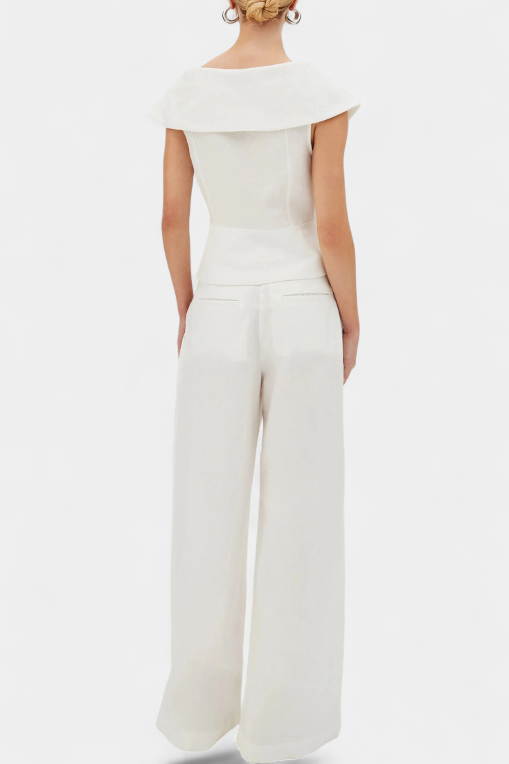 Hayden | Asymmetric Top and Palazzo Pants Set