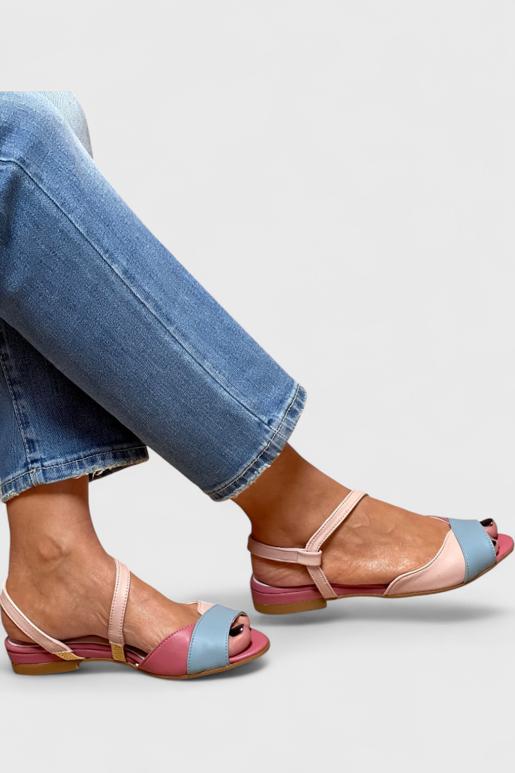 Juralina Elegant ankle strap sandals with soft sole