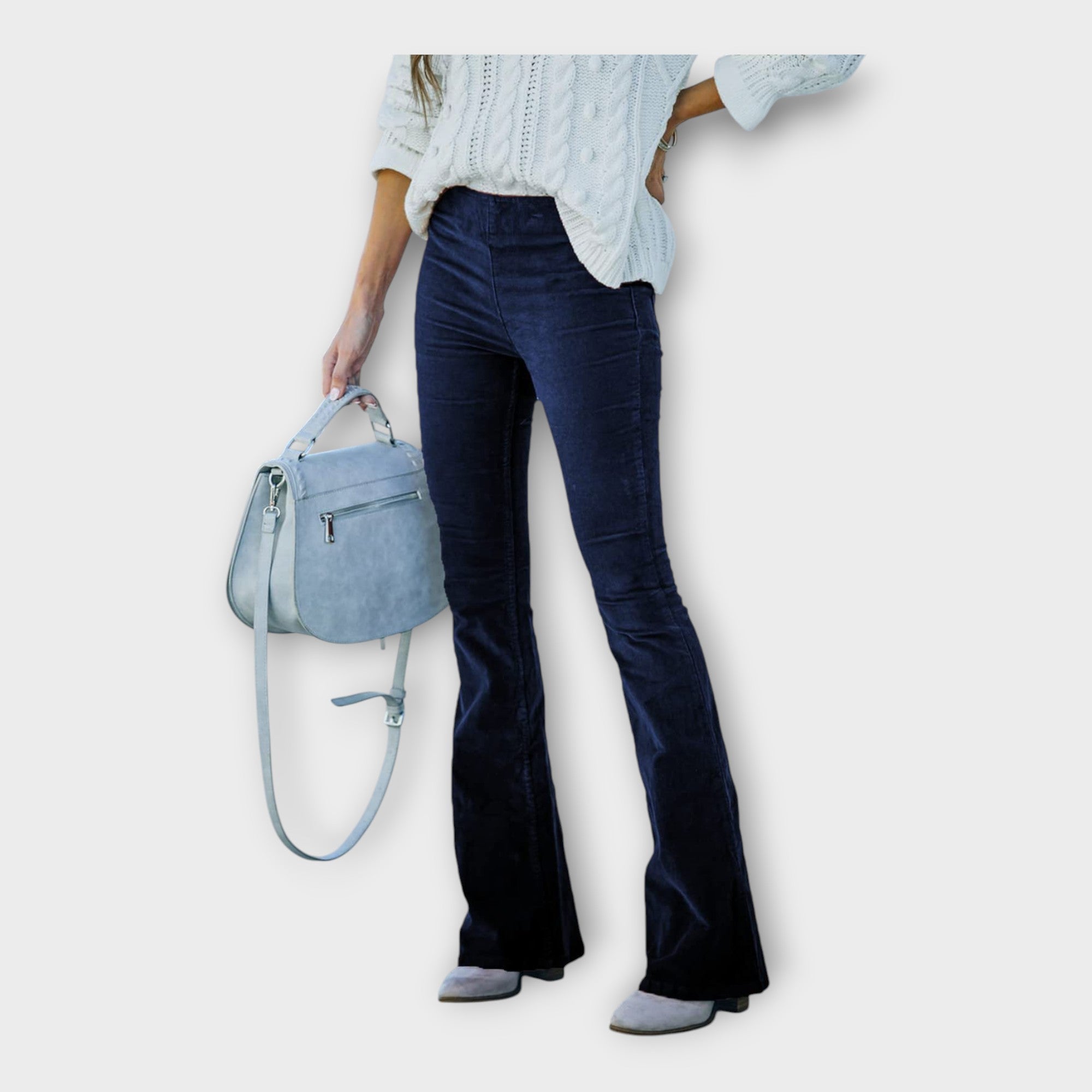 Elegant Bell-Bottom Pants