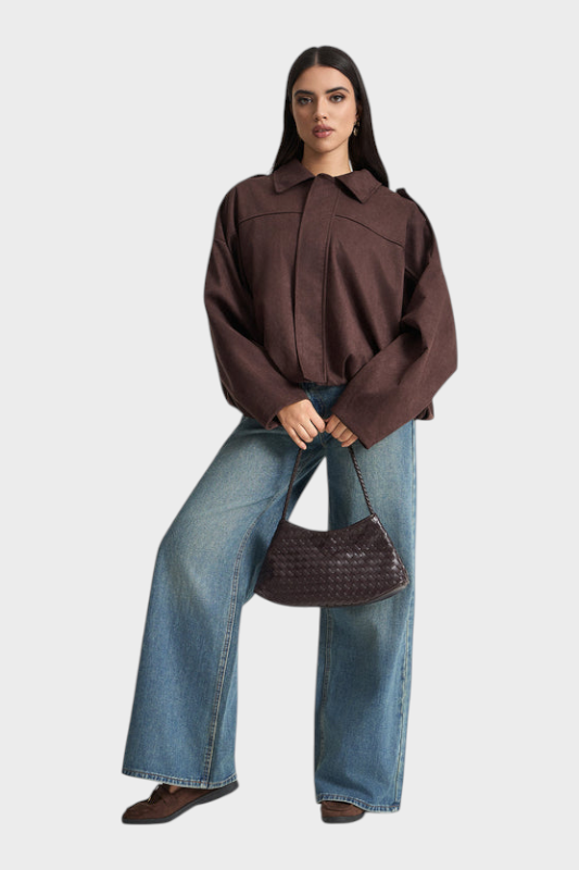 Vita | Suede bomber jacket