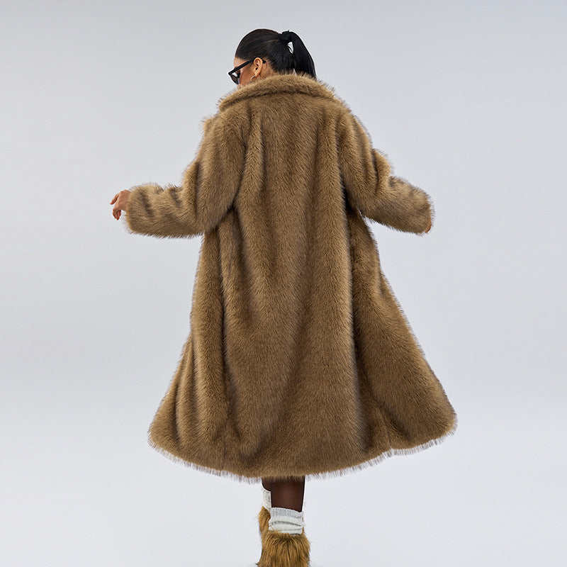 Harper - Long Faux Fur Jacket