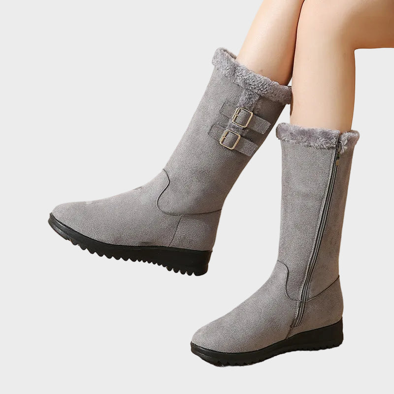 Mikasa | Women's Knee-High Snow Boots, Warm & Stylish