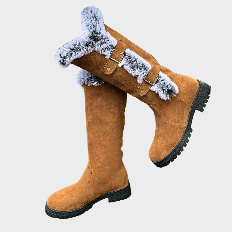 Lana - Ladies Thick Plush Mid-Calf Snowboots