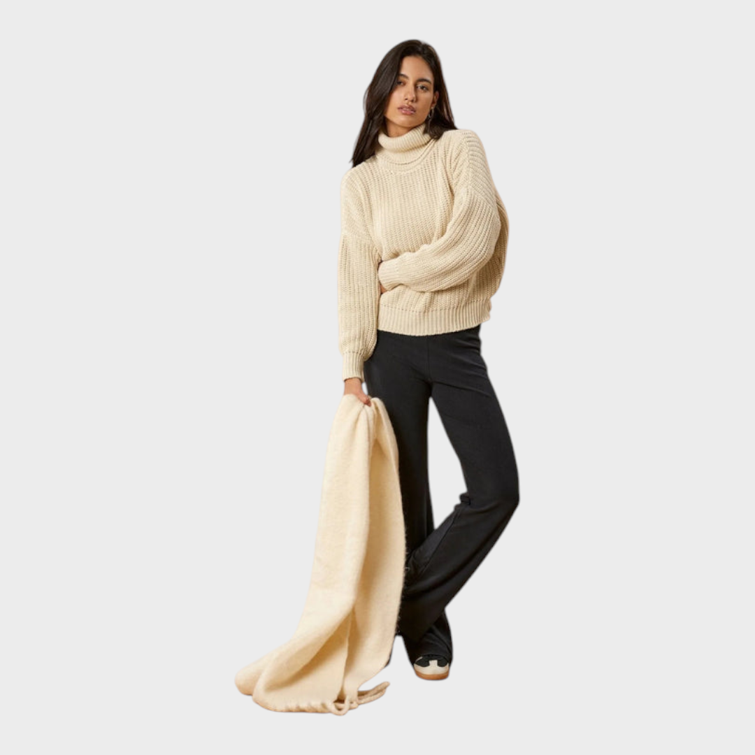 Cenaida | Turbo Neck Pullover Penelope in Organic Cotton